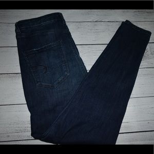 High waisted jeans